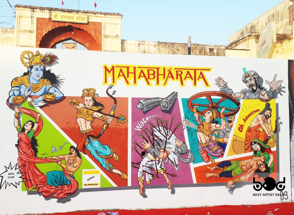 Best Mural artist in Delhi -Gurugram, best Graffiti artist in Delhi, Best Wall apinting artist Delhi and Gurugram, Best doodle artist Delhi and Gurugram