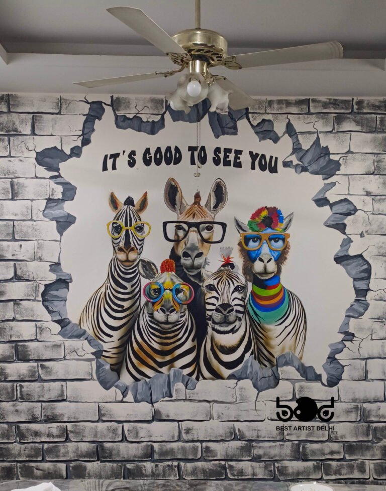3d wall painting in delhi gurugram and noida, 3d graffiti artist in delhi gurgaon and noida, 3d wall art in delhi, 3d spray art in delhi, gurugram and noida