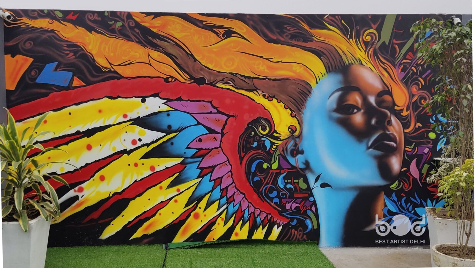 best graffiti artist in delhi gurugram noida, best mural painting artist in delhi and gurugram noida, spray paint artist in delhi ncr and gurugram, wall painting artist in delhi gurugram india