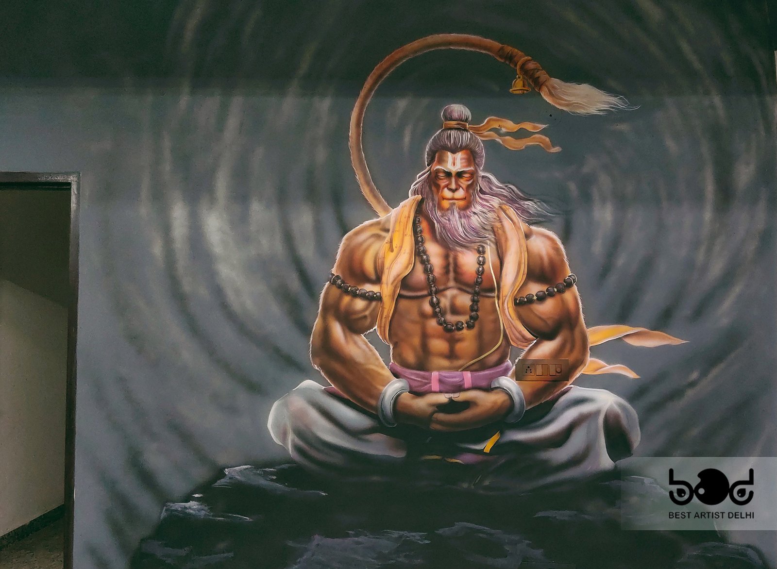 gym 3d graffiti artist in delhi, gym graffiti art delhi, gym wall painting in delhi, gym wall art in delhi, gym wall painting artist in delhi, gym mural art in delhi