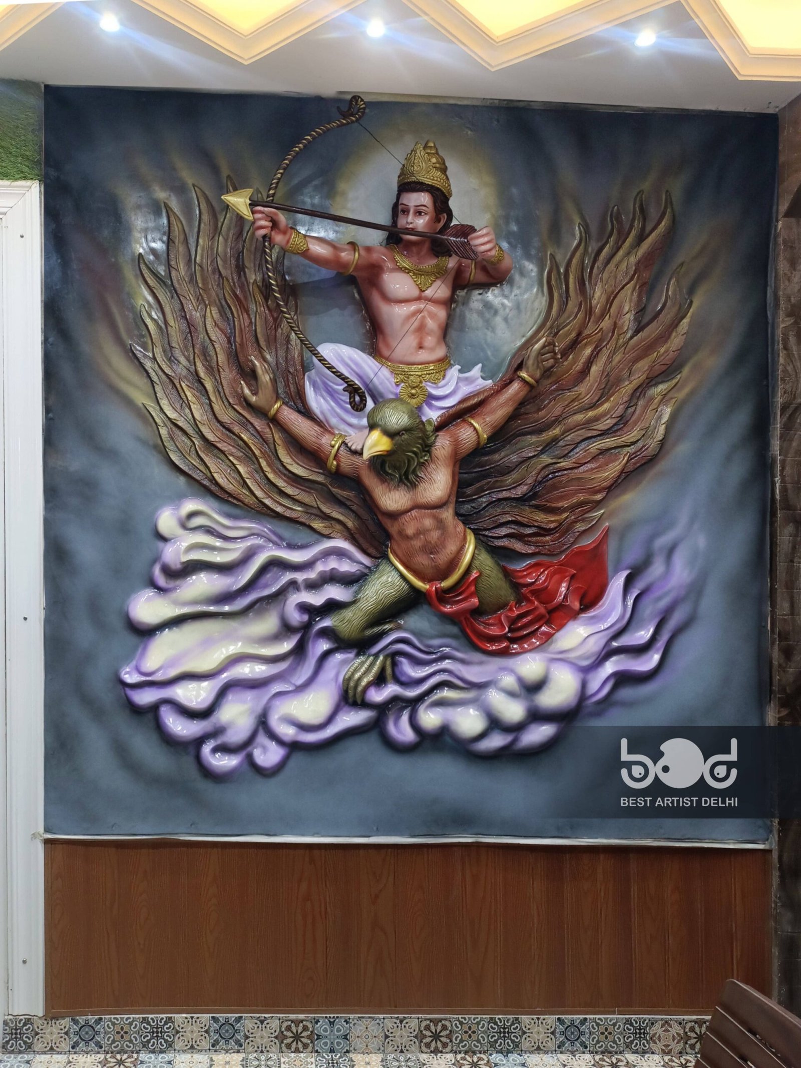Relief Mural artist in Delhi Gurugram Noida, Sculpture artist in Delhi Gurugram Noida, 3D Mural artist in Delhi Gurugram Noida, 3d wall art in Delhi Gurugram Noida