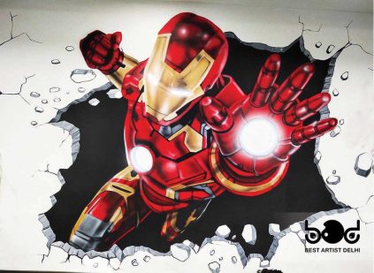 3D Graffiti artist in Delhi, 3D wall art in Delhi, 3D wall painting artist in Delhi NCR, 3D Mural artist in Delhi NCR